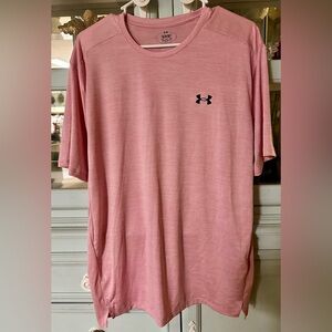 Under Armour Women's Pink Short Sleeve Tee Never worn